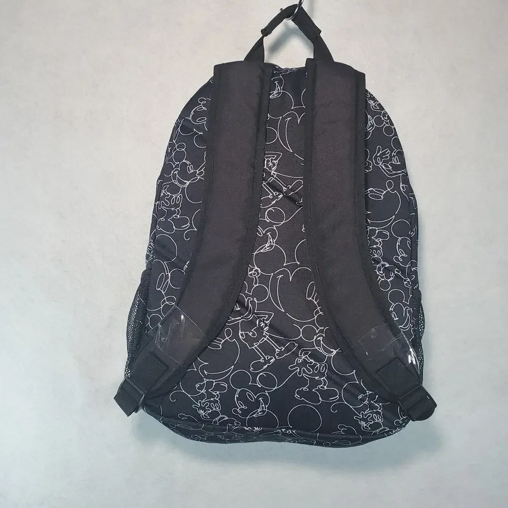 DISNEY MICKEY MOUSE Sketch All Over Print Black Backpack